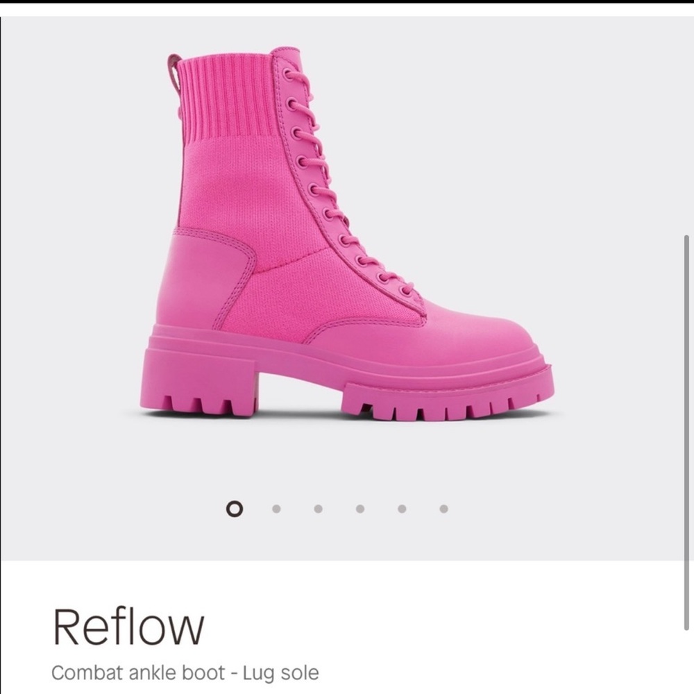 Aldo boots pink